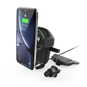 Easy One Touch Wireless 2 Air Vent/CD 10W Qi Wireless Charging Mount - Photo 1 sur 8