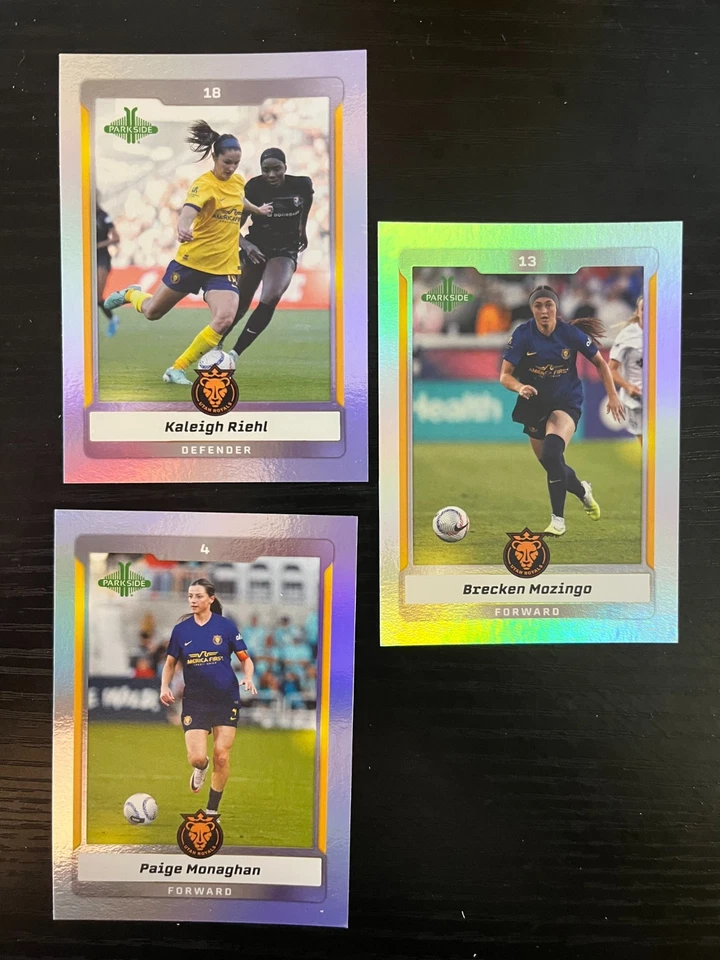 Kaleigh Riehl Paige Monaghan Brecken Mozingo FOIL 2025 Parkside NWSL Vol 1 - Image 1 of 1
