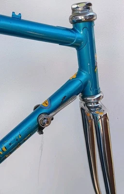 No Reserve 1973 Vintage Telaio Colnago Super N15 Steel 53sz Campagnolo Record Pt - Imagem 1 de 4