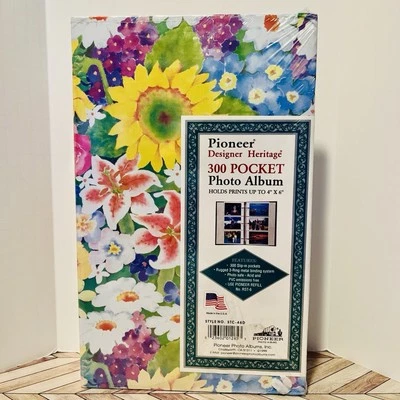 Álbum de fotos de bolsillo Pioneer Designer Heritage 300 4 X 6 floral STC-46D Foto 1 de 4