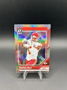 🔥 Rashee Rice 2024 Donruss Optic Rated Rookie HOLO SILVER PRIZM Chiefs 🔥 - Picture 1 of 2