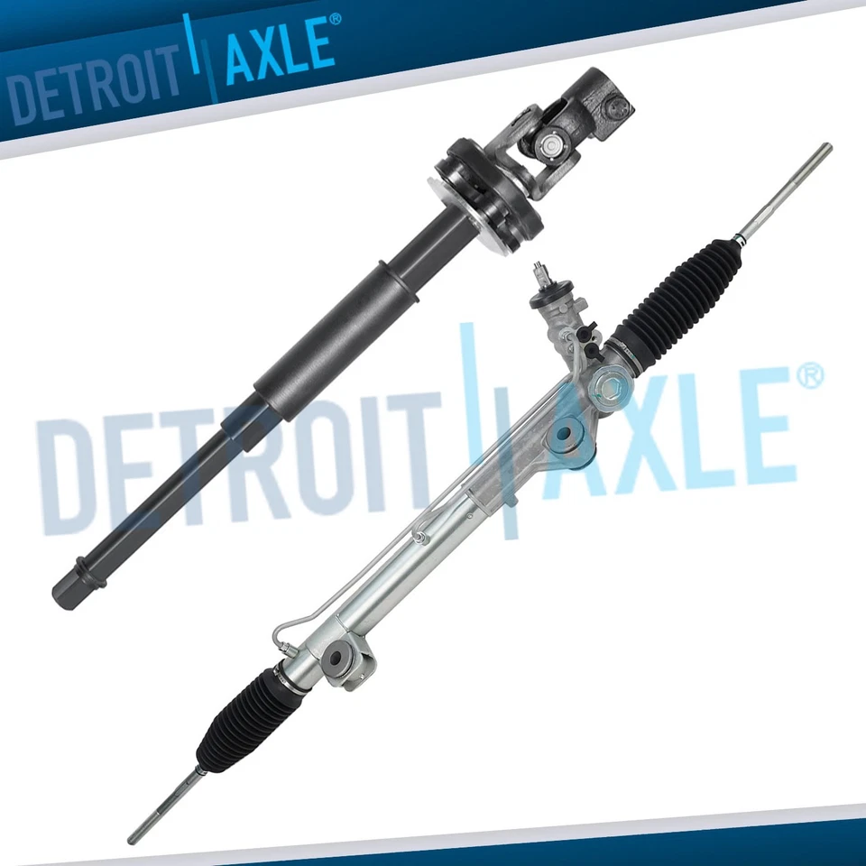 Eje de dirección intermedio de piñón y cremallera de dirección 4x4 para 04-08 F-150 Mark LT Foto 1 de 4
