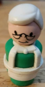 Fisher Price Little People Sesamstraße Mr. Hooper 70er Jahre. Versand aus USA  - Bild 1 von 4