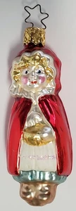 De colección Adorno de Navidad Inge-Glas Caperucita Roja Alemania Occidental Vidrio Soplado - Imagen 1 de 12