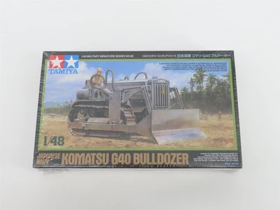 O 1/48 Scale Tamiya Kit #Bulldozer Japanese Navy Komatsu G40 Bulldozer - Sealed - Image 1 of 3