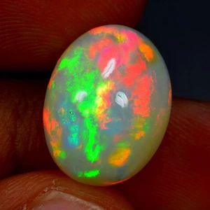 7,30Ct Splendid 3D Multi-Color Flash 100% Natural Welo Solid Opal - Bild 1 von 1