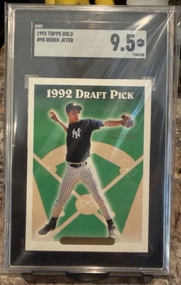 Topps Gold Derek Jeter 1993 SGC 9,5 *HOF RC* Foto 1 de 4