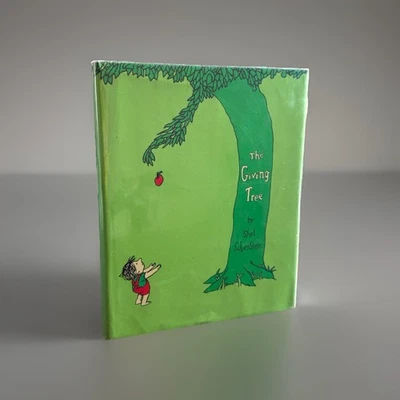 Shel Silverstein 1964 The Giving Tree RARE Harper Row 1st Edition DJ 4 Line CR - Image 1 of 4