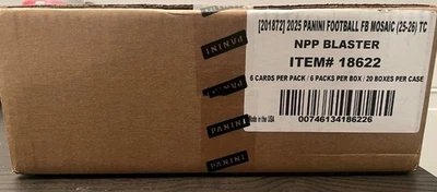 Caja bláster de fútbol americano 2025 Panini Mosaic estuche sellado de fábrica NFL EN MANO Foto 1 de 4