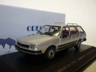 RENAULT 18 BREAK SW GTX TYPE 2 1984 R18 1/43 ODEON Limited Edition 504 pcs. - Immagine 1 di 4