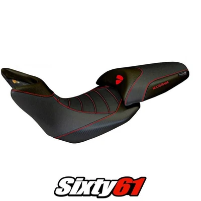 Cubierta de asiento negra Ducati Multistrada 1200 2012 2013 2014 Tappezzeria Comfort Foto 1 de 4