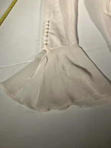 Calvin Klein donna taglia 4 chiffon trasparente manica a campana - Foto 1 di 16