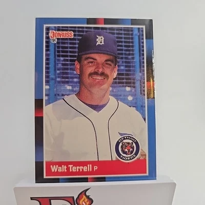 1988 Donruss - Walt Terrell #91 Last Line Begins with Vs. Detroit Tigers  - Image 1 of 4