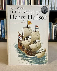 The Voyages of Henry Hudson, Eugene Rachlis, 1962 1ST PRINTING, HC/DJ, VG! - Picture 1 of 11