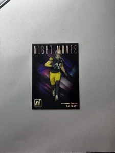 Tj Watt 2024 Panini Donruss Clearly Night Moves Steelers Case Hit - Bild 1 von 2
