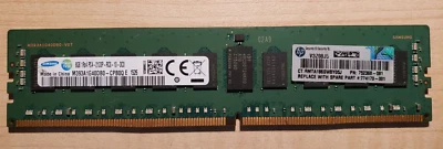 Samsung 8GB 1Rx4 PC4-2133P-RC0-10-DC0 DDR4 Server Memory M393A1G40DB0-CPB0Q - Image 1 of 2