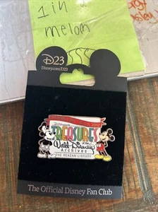 Disney Pin - D23 Treasures Archives of Walt Disney Steamboat Willie Opening Day  - Picture 1 of 2
