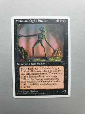 Shimian Night Stalker, MTG Chronicles (1995), Uncommon Black Creature NM+ - Image 1 of 2