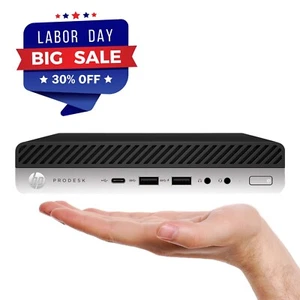 HP 600 G4 Tiny Micro Mini PC i5 8500T 16GB M.2 2TB SSD Win 10 / 11 Pro HDMI WiFi - Picture 1 of 6