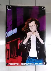 Vintage Peter Frampton Breaking All The Rules Music Poster 1981 24" x 36" - Picture 1 of 3