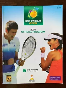 2009 BNP PARIBAS OPEN Official Program Tennis Indian Wells - Bild 1 von 11