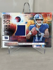Kyle Lauletta RC 2018 Rookies & Stars Star Search Relics #SS-30 Rookie Giants - Picture 1 of 2