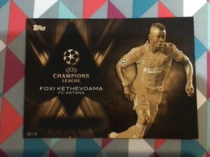 FOXI KETHEVOAMA CP-FK Championship Pedigree 03/10 Made 2015-2016 Topps UEFA 5X7 - Picture 1 of 2