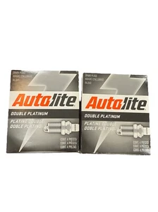 (BOX OF 4) Autolite APP5144 Double Platinum Spark Plugs - Bild 1 von 5