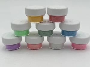 Essbares Glitzer Set - Glanzstaub Essbar Set 8 Farben - Lebensmittelqualität Farben - Bild 1 von 4