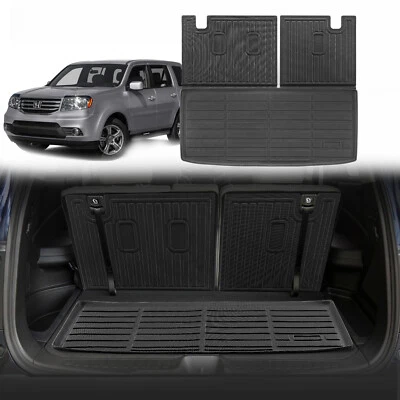 VEVOR Rear Cargo Trunk Liner Backrest Mat Floor Mats for Honda Pilot 2016-2024 Foto 1 de 4