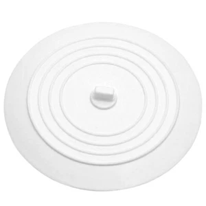Silicone Sink Stopper Tub Drain Plug for Kitchens Bathrooms Laundries (White) - Picture 1 of 9