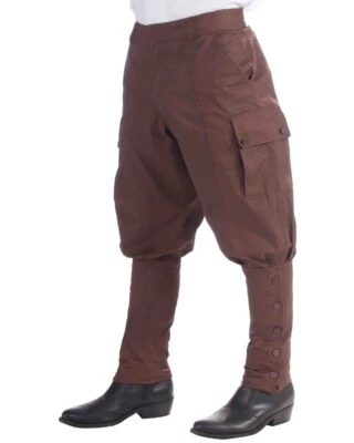 Forum Novelties Steampunk Jodhpur-Style Halloween Costume Pants - One Size #7500 - Image 1 of 4
