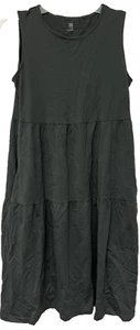Uniqlo abito tubino grigio senza maniche con tasche bambina taglia 11-12 - Foto 1 di 9