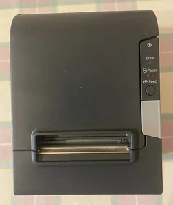 Epson TM-T88V Network Ethernet Thermal Receipt Printer W/PSU Low Km Square POS - Picture 1 of 4