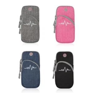 Sports Armband Phone Holder Arm Band Jogging Exercise Gym For iPhone Samsung - Zdjęcie 1 z 15