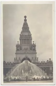 PPIE San Francisco, California EXPO - REAL PHOTO Tower of Jewels & Fountain - Picture 1 of 2