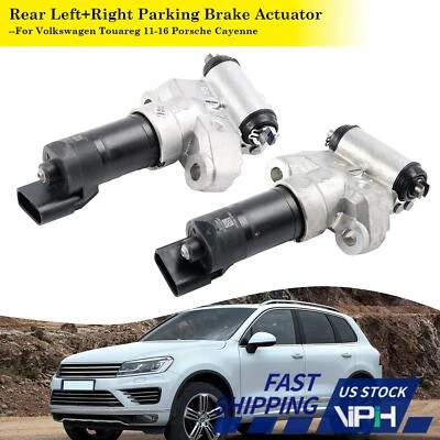 Rear L+R Parking Brake Actuator For Volkswagen Touareg 11-16 Porsche Cayenne T1 - Image 1 of 4