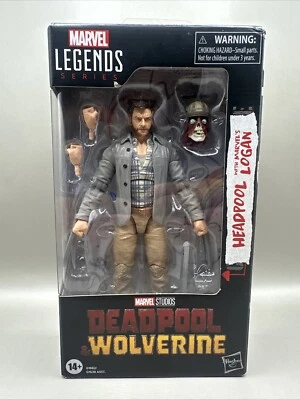 6-дюймовая фигурка Marvel Legends Deadpool vs Wolverine Movie Headpool & Logan совершенно новая - Изображение 1 из 4