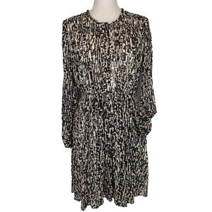 Burberry Women’s Silk Dress. Sz 6 Black white lightweight - Picture 1 of 24