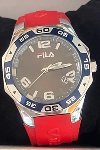 FILA Men's Watch FA0831 Water Resistance 5 ATM Oversize Size 42 Mm - Picture 1 of 10