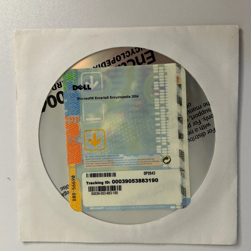 Microsoft Encarta Encyclopedia 2004 New, Sealed Dell - Image 1 of 2