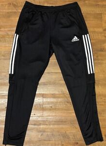 Adidas Black Sweat Pants, Size Large