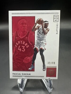 2018-19 Panini Encased /99 Pascal Siakam #19 - Image 1 of 2