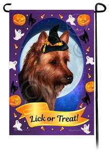 Halloween Garden Flag - Australian Terrier - Picture 1 of 1