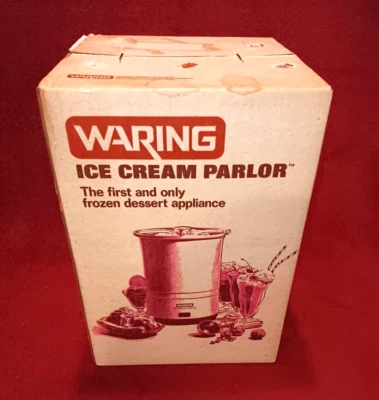 Waring CF520-1 Máquina de heladería vintage blanca Nueva sellada Leer Foto 1 de 4
