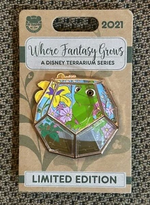 Disney Parks 2021 Where Fantasy Grows Terrarium Series Tangled Pascal Pin LE - Picture 1 of 1