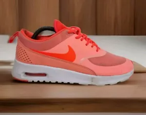 Nike Air Max Trainers Thea - Electric Pink Womens Cushioned Running Uk 5 EU 38 - Picture 1 of 18