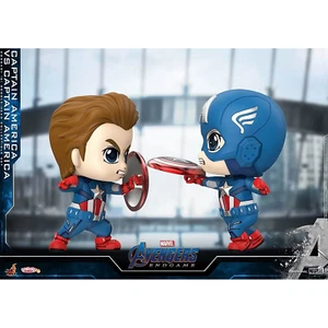 Hot Toys Cosbaby Marvel Capitán América vs Capitán América - Caja menor dañada - Imagen 1 de 1