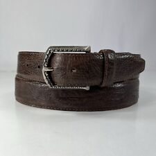 Martin Dingman Shrunken Grain Bullhide Saddle Leather Belt - Men's Size 40/100