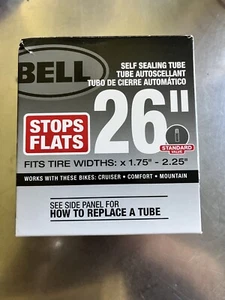 Bell 26in 1.75” 2.25” Self Sealing Bicycle Inner Tube Standard Valve NEW! - Picture 1 of 4